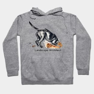 LANDSCAPE ARCHITECT Black Lab Hoodie